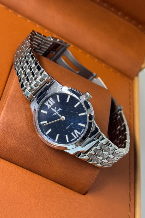 ساعت زنانه سیلور صفحه آبی