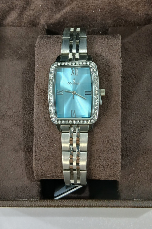 ساعت صفحه آبی