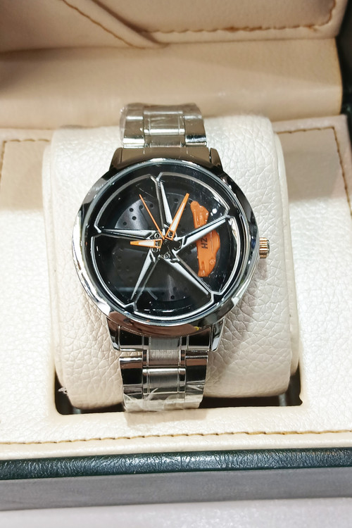 ساعت رینگی نقره ای