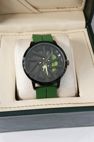 ساعت رینگی سبز