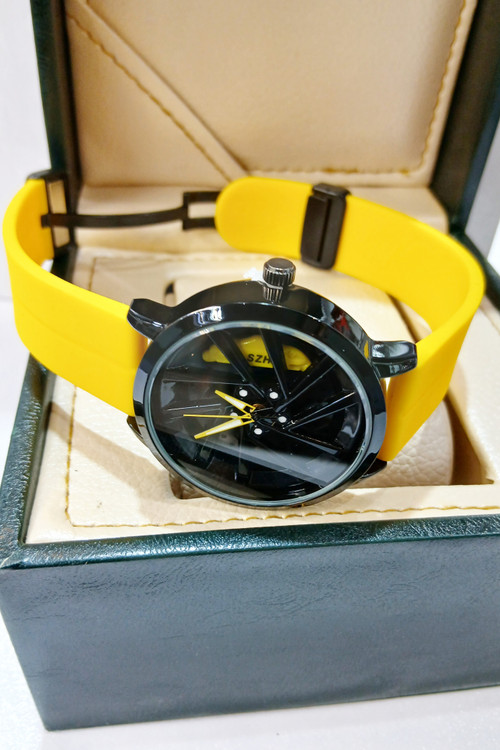 ساعت رینگی زرد