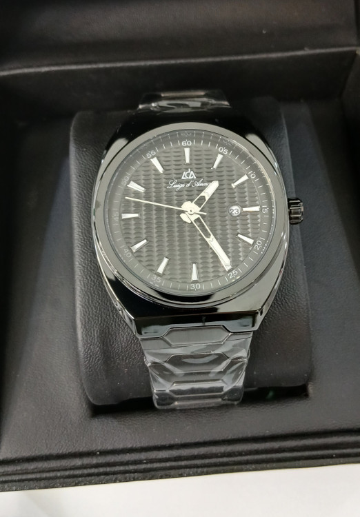 ساعت فلزی مشکی