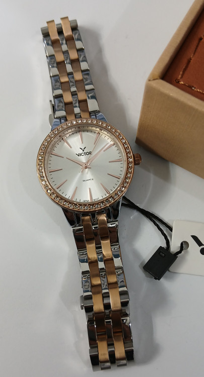 ساعت زنانه دورنگ