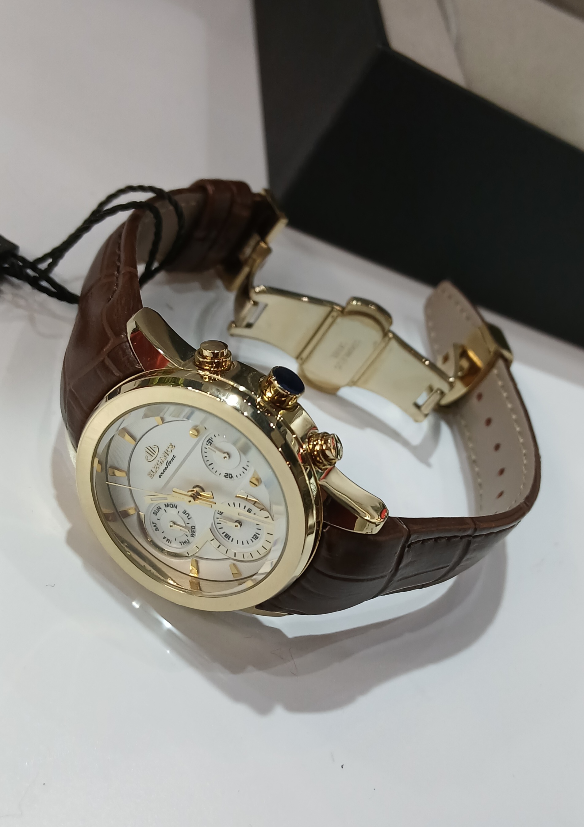 ساعت زنانه بند چرمی